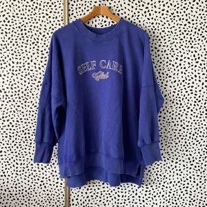 aerie oversized crewneck